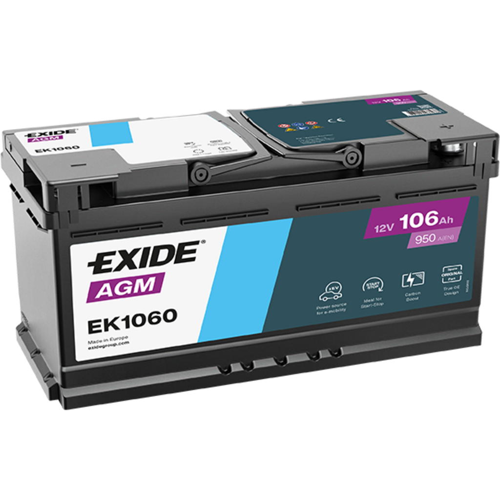 EXIDE AGM EK1060 12V