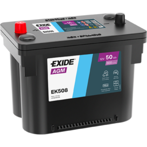 EXIDE AGM EK508  12V 50Ah