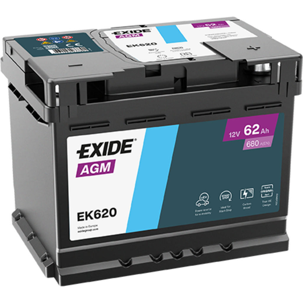 EXIDE AGM EK620 12V