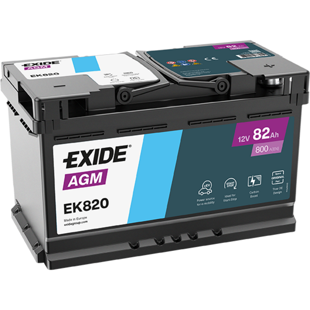 EXIDE AGM EK820 12V